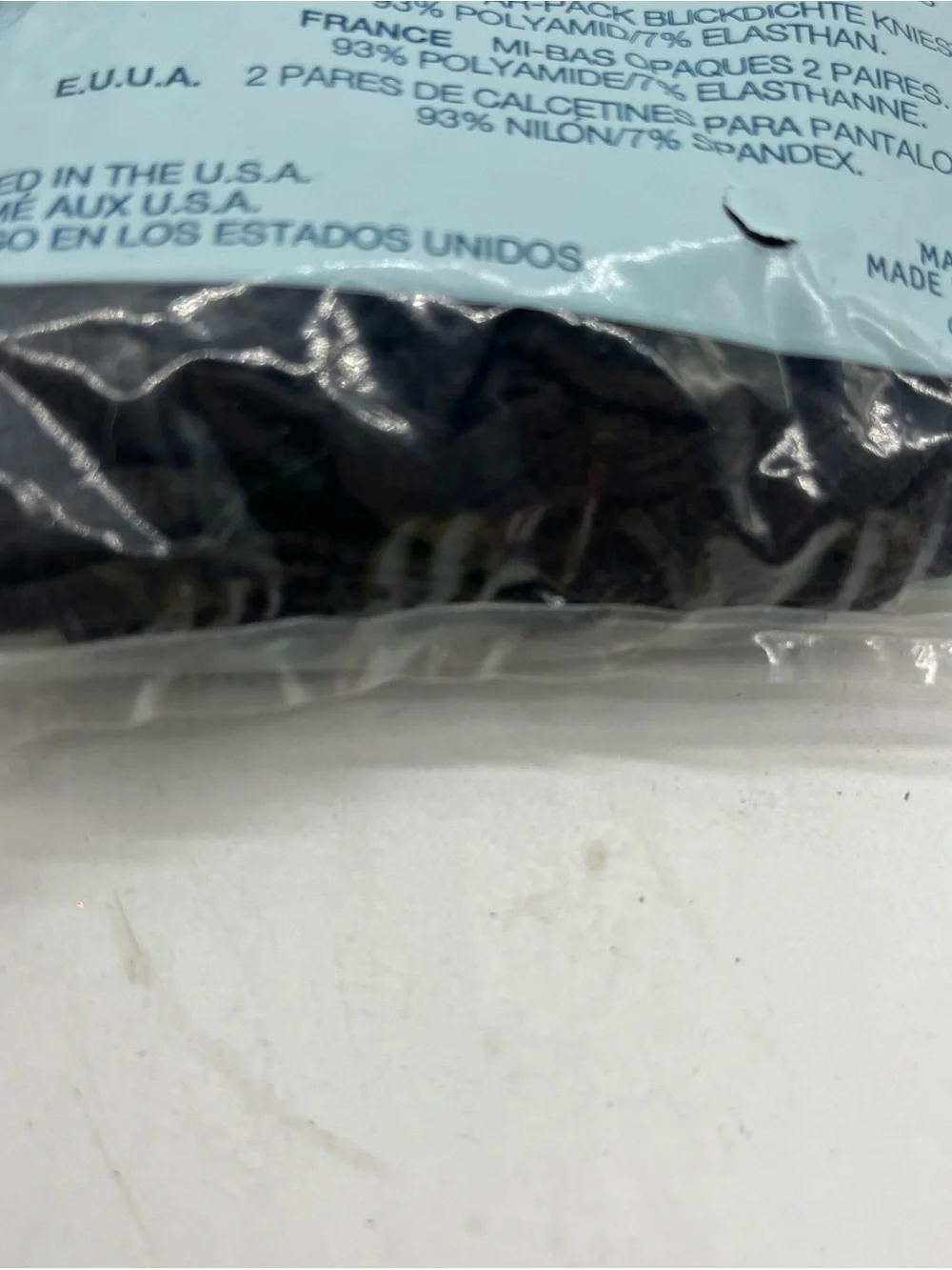 Silkies Opaque Ribbed Trouser Socks Brown - Lot Of 4